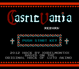 Castlevania Reborn Title Screen